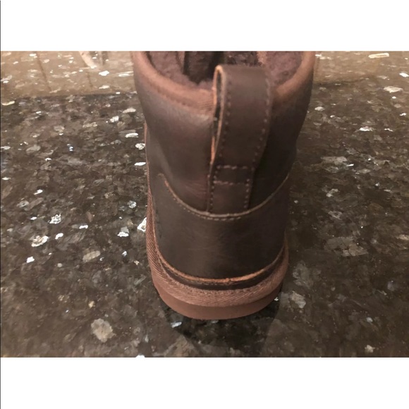 New Mens UGG Neumel China Tea Brown Leather Boots